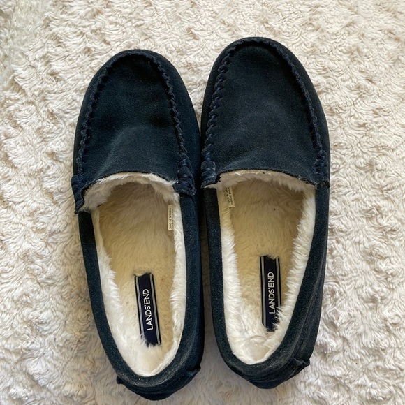 Lands' End Other - Boy’s Sz8 loafers- Navy Blue